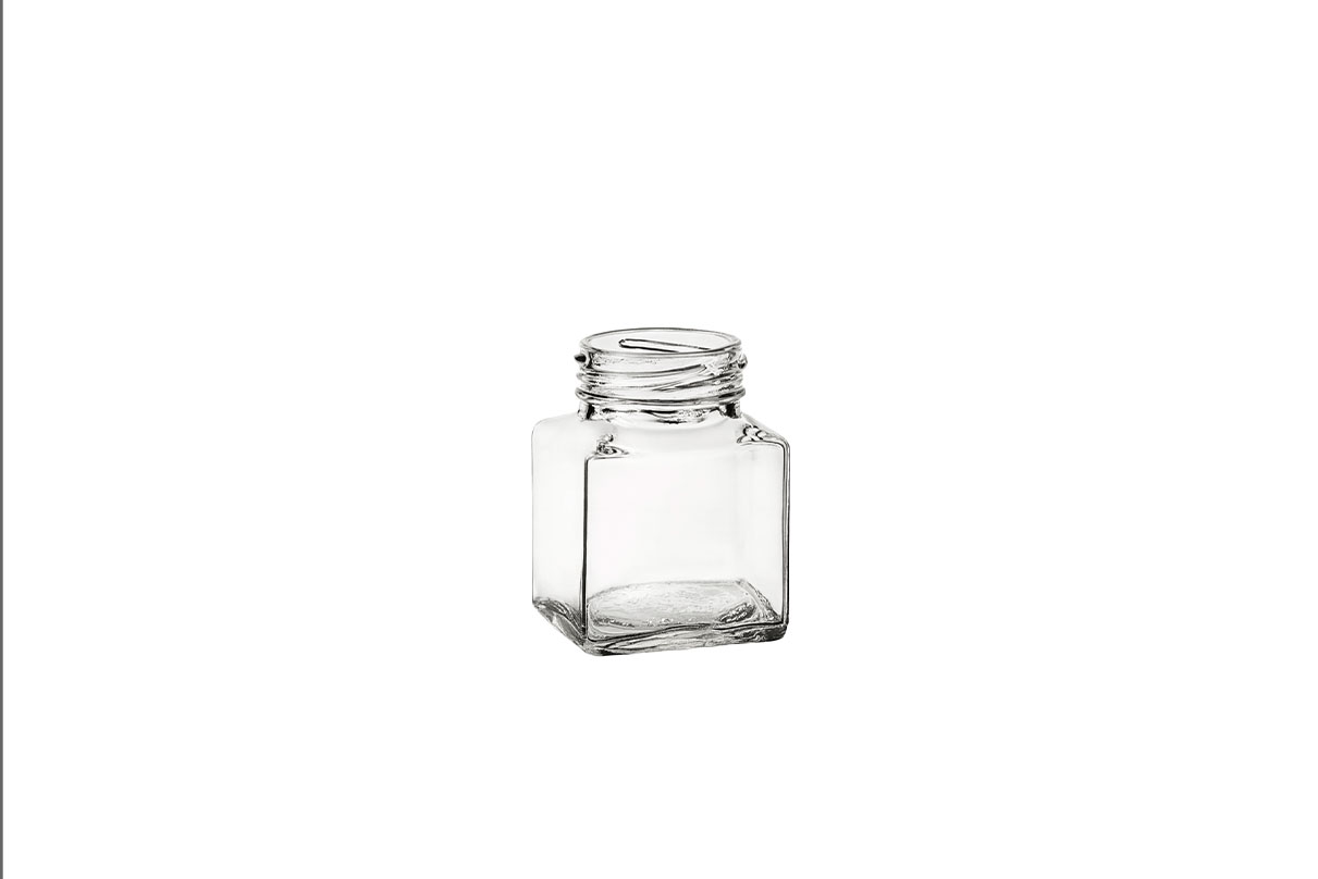 Borcan 110 ml, Square - imagine 1