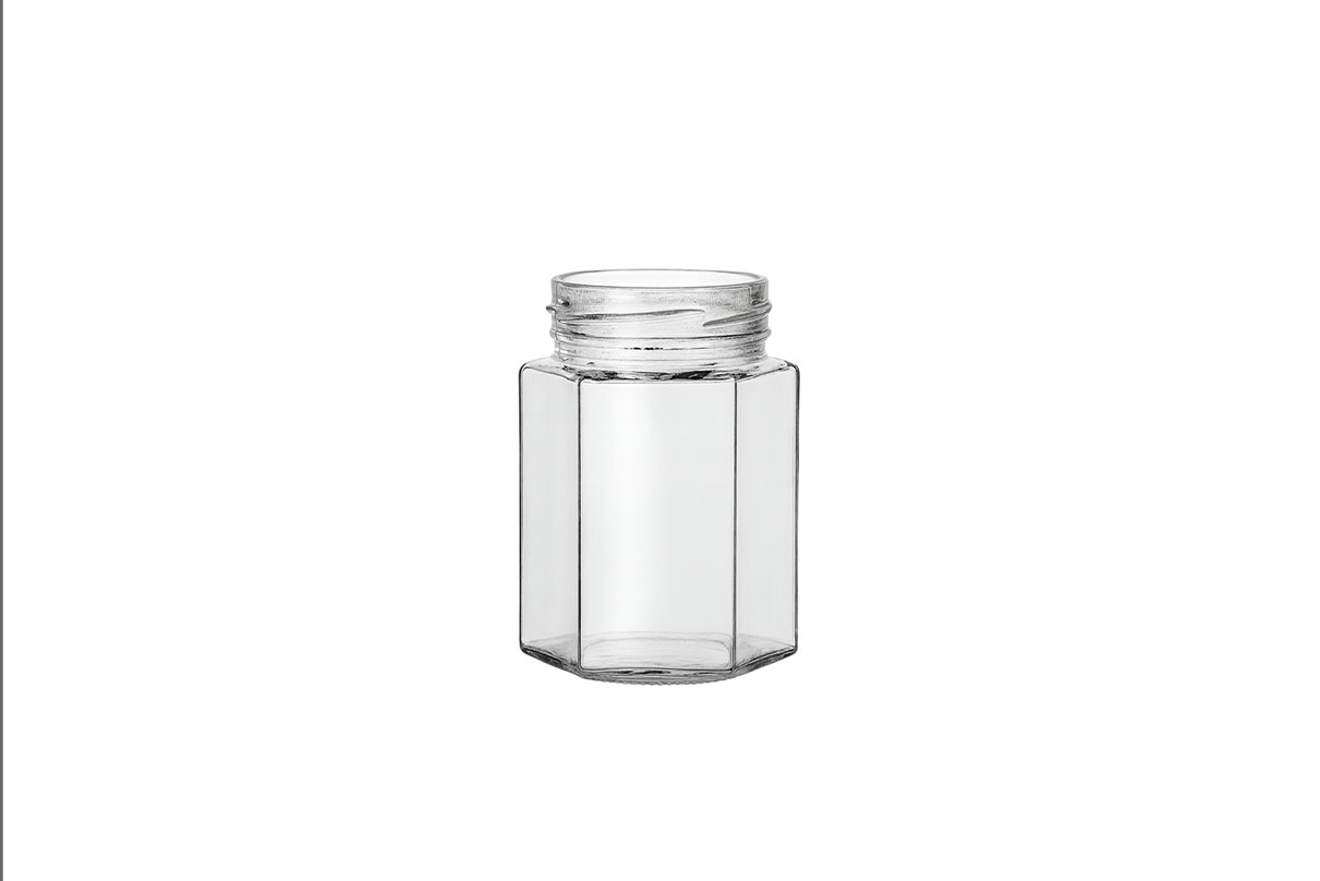 Borcan 212 ml, Hexagonal - imagine 1