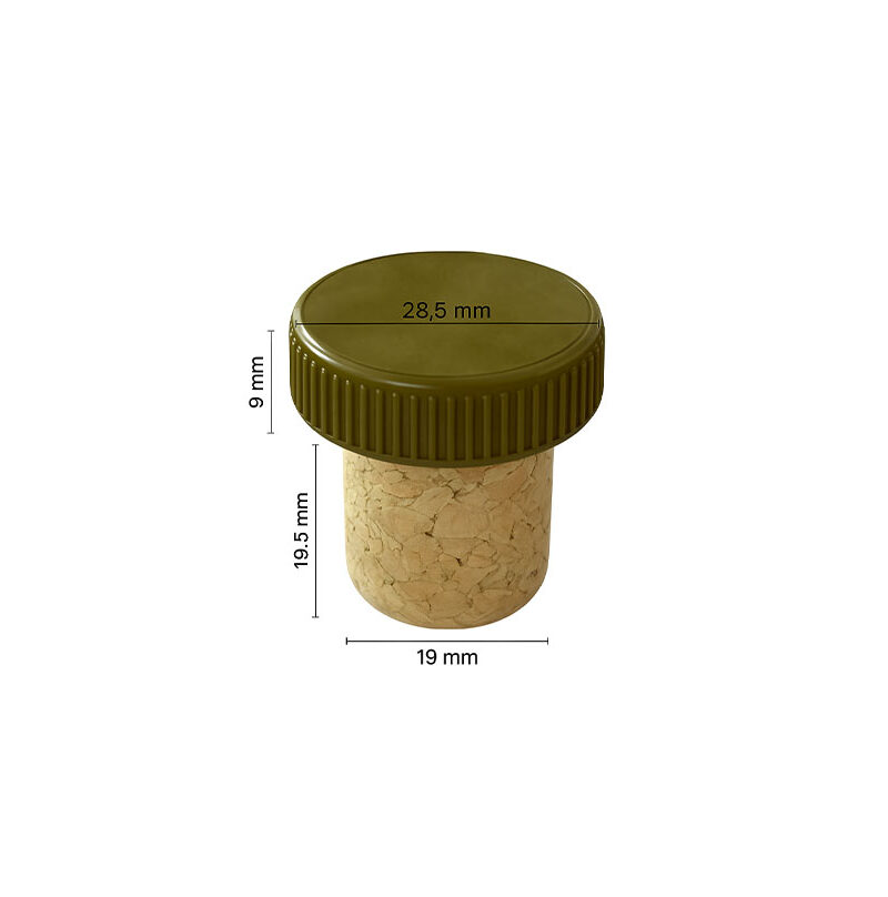 Dop plastic-auriu