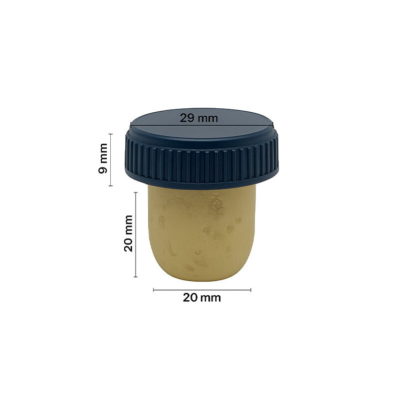 Dop pluta-plastic-negru