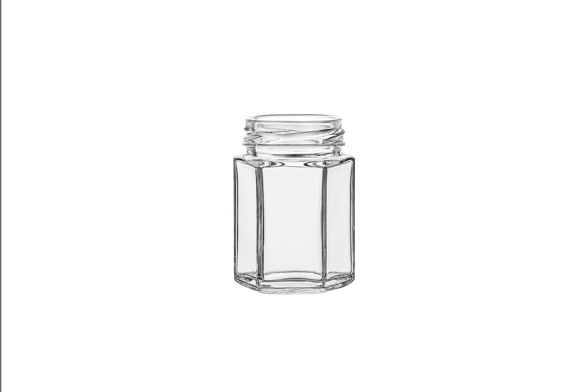 Borcan 40ml, Hexagonal - imagine 1