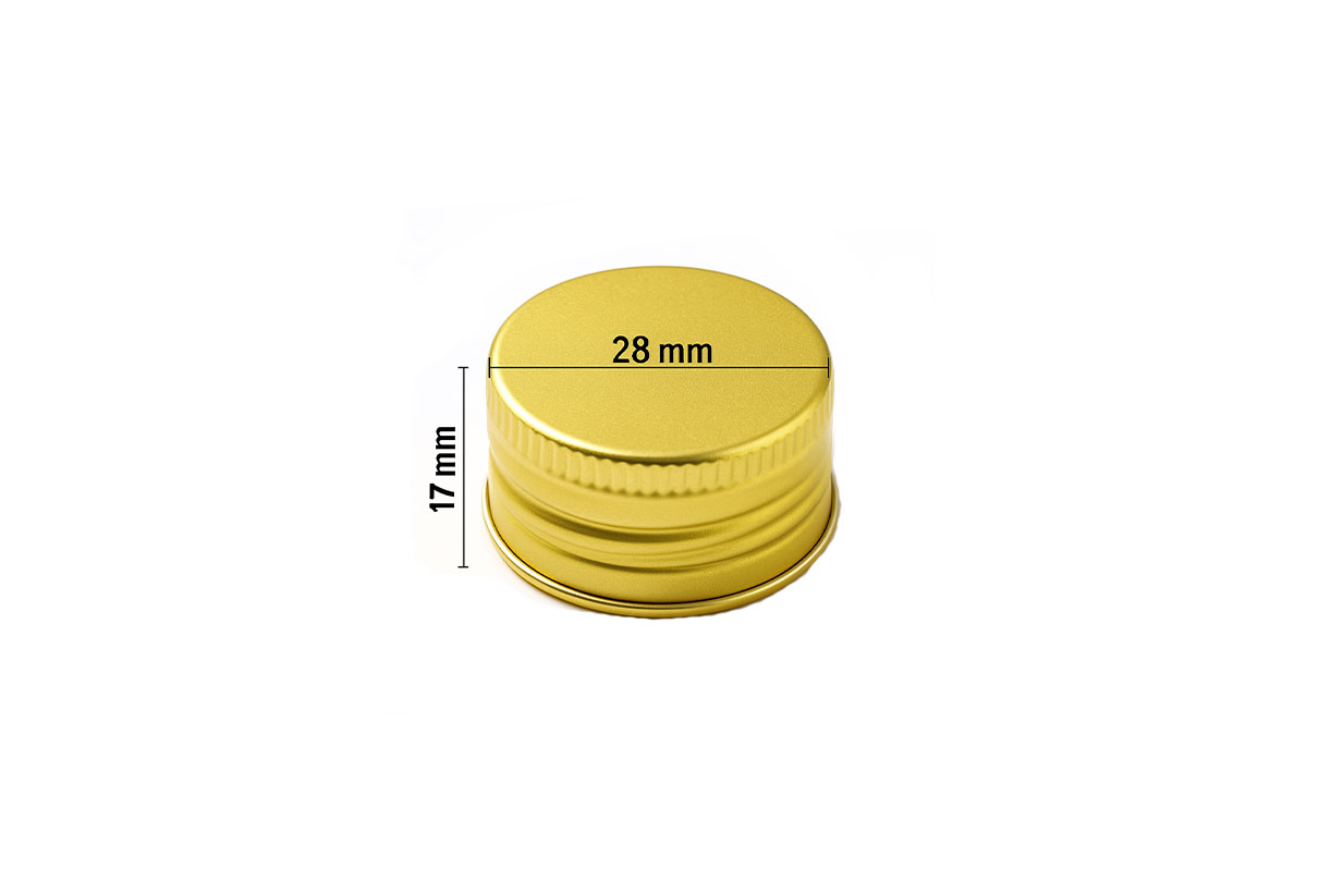 Capac auriu cu filet - imagine 1