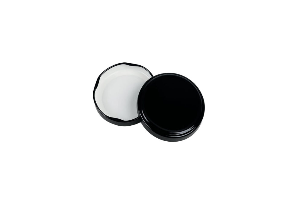 TO43 negru Capac Borcan TO43 negru
