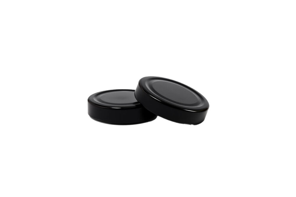 TO63 negru deep Capac Borcan TO63 negru deep