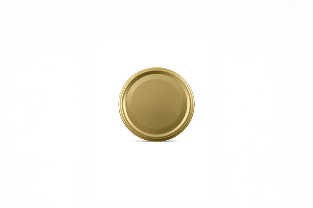 Capac Borcan TO70 auriu - imagine 1