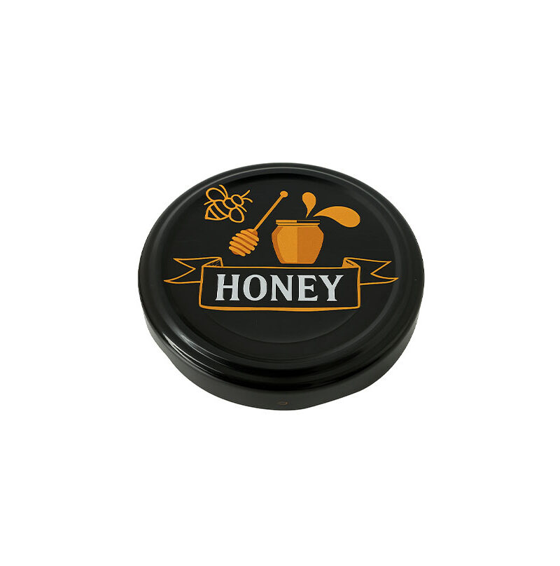 TO83 honey negru Capac Borcan TO82 honey negru